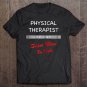 Tadostore Womens Physical Therapist By Day Super Mom By Night Gift Tee Shirt
