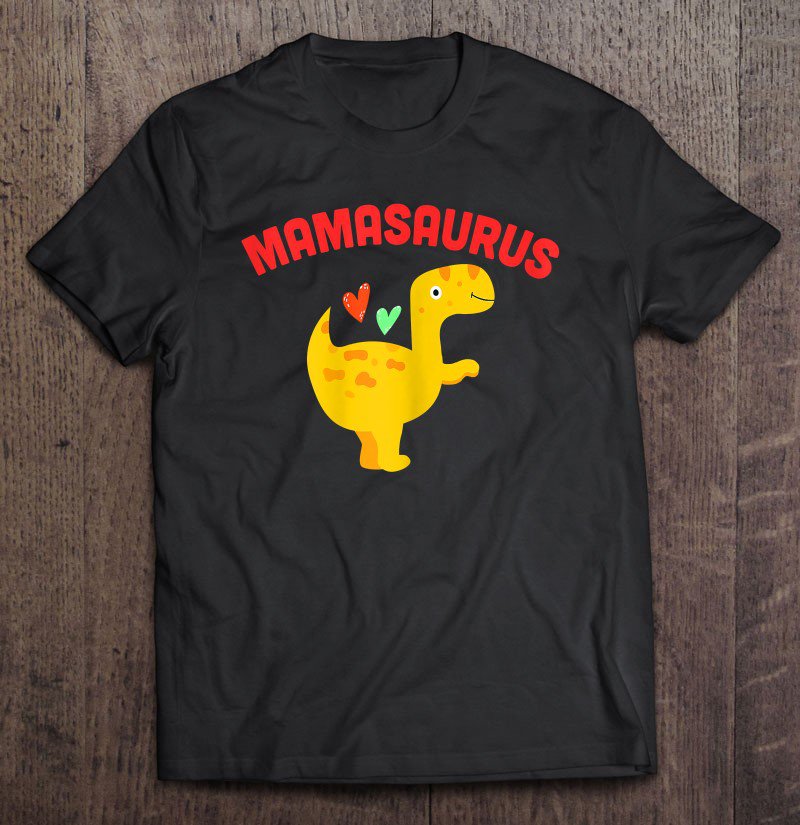 Tadostore Womens Mamasaurus Tshirt - Mommysaurus Tshirt Mother's Day Tee Shirt