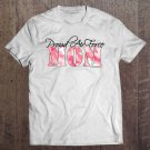 Tadostore Proud Air Force (Usaf) Mom Butterfly Camo Premium Tee Shirt