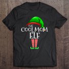 Tadostore Womens The Cool Mom Elf Family Matching Group Christmas Gift Mommy Tee Shirt