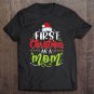 Tadostore First Christmas As A Dad Funny New Mom Mommy Christmas Tee Shirt