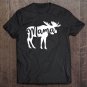 Tadostore Moose Mama Vintage Style Distressed Tee Shirt