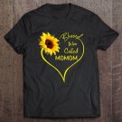 Tadostore Blessed To Be Called Momom Sunflower Heart Tee Shirt
