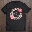 Tadostore Filipina Mother Gif Nanay Tropical Flower Tee Shirt