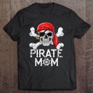 Tadostore Pirate Mom Jolly Roger Flag Skull & Crossbones Tee Shirt