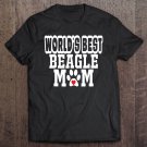 Tadostore World's Best Beagle Mom Dog Lover Tee Shirt
