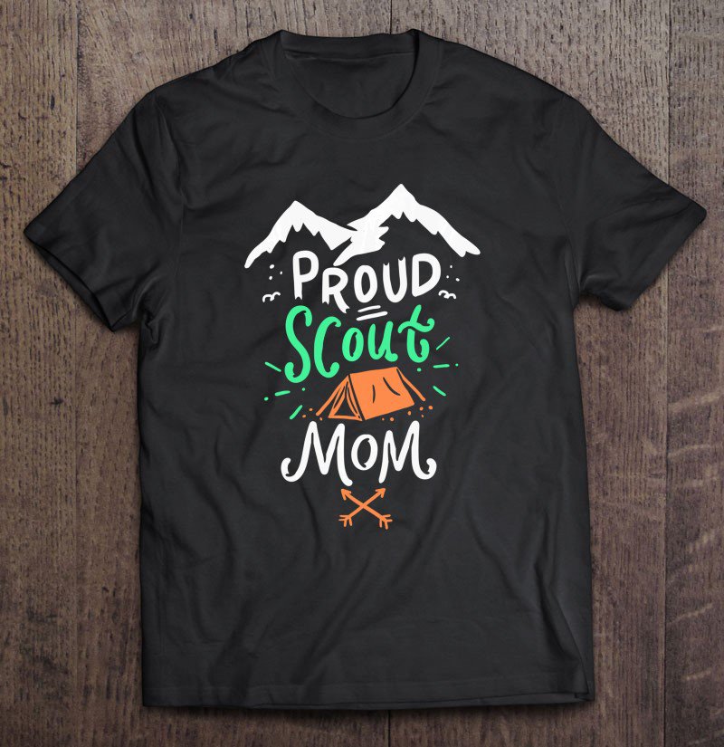 Tadostore Scouting Mom Camping Scout Leader Tee Shirt