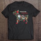 Tadostore French Bulldog Mom Botanical Christmas Flower Frenchie Mama Tee Shirt