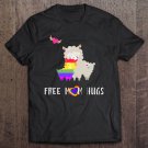 Tadostore Free Mom Hugs Mama Llama Lgbtq Lgbt Rainbow Tee Shirt