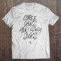 Tadostore Womens Funny Coffee Chugs And Baby Snugs - Heart Graphic Raglan Baseball Tee Tee Shirt