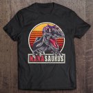 Tadostore Retro Mamasaurus T Rex Dinosaur Funny Mama Saurus Mother Pullover Tee Shirt