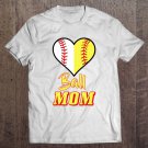 Tadostore Softball Baseball Mom Sport Mother's Day Outfit Gift Tee Shirt