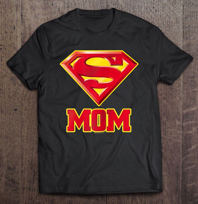 Tadostore Womens Superman Super Mom Tee Shirt