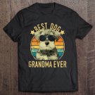 Tadostore Womens Best Dog Grandma Ever Miniature Schnauzer Mother's Day Tee Shirt