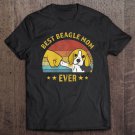 Tadostore Womens Cute Best Beagle Mom Ever Retro Vintage Gift Puppy Lover Tee Shirt