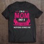 Tadostore Womens I'm A Mom And Bartender Nothing Scares Me Party Club Funny Tee Shirt
