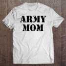 Tadostore Distressed Army Mom Shirt, Proud Army Mom Pullover Tee Shirt