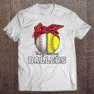 Tadostore Busy Raising Ballers Softball Baseball Shirt Baseball Mom Premium Tee Shirt