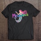 Tadostore Womens Mermama Mermom Funny Mom Mum Costume - Mermaid Mama Tee Shirt