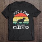 Tadostore Just A Mom Who Loves Stabyhoun Dog Lover Mom Gift Premium Tee Shirt