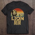 Tadostore Vintage Lion Mom Retro Distressed Africa Sun Gift Tee Shirt