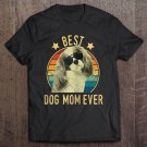 Tadostore Womens Best Dog Mom Ever King Charles Spaniel Mother's Day Gift Tee Shirt