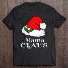 Tadostore Christmas Mama Claus Matching Pajama Womens Santa Hat X-Mas Tee Shirt
