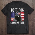 Tadostore Womens American Flag Best Dog Grandma Ever Schipperke Usa Tee Shirt