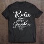 Tadostore Womens Funny Rules Don't Apply To Grandma Trendy Gift V-Neck Tee Shirt