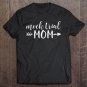 Tadostore Womens Mock Trial Mom & Arrow In White Text Gift Acn039b Tee Shirt