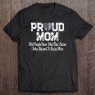 Tadostore Proud Police Officer Mom Thin Blue Line Tee Shirt