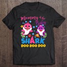 Tadostore Mommy Of The Baby Shark Girl Pink Purple Family Gift Doo Tee Shirt