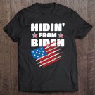 Tadostore Hidin From Biden Shirt Kids Women Mens Us Flag Funny Tee Shirt