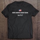 Tadostore Great America Donald J Trump Signature Flag Tee Shirt