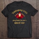 Tadostore Thanksgiving 2020 Design Grateful Turkey Mask Funny Saying Tee Shirt