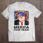 Tadostore Trump 2020 Merica Fuck Yeah! Potus Election Fun Republican Tee Shirt