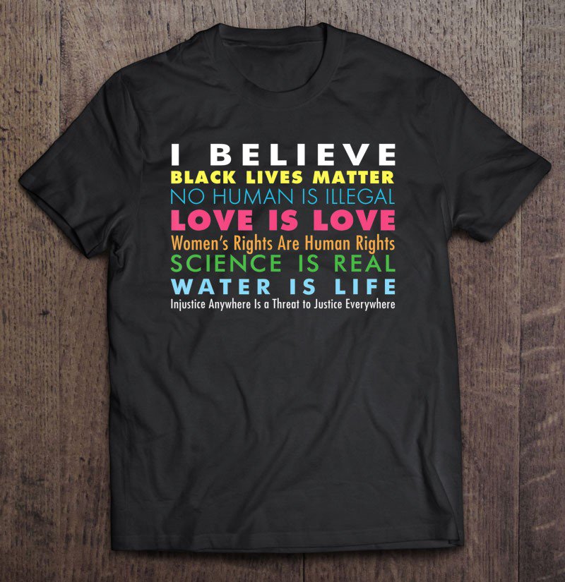 Tadostore I Believe Tee Shirt