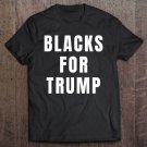 Tadostore Blacks For Trump, 2020 President Trump Tee Shirt