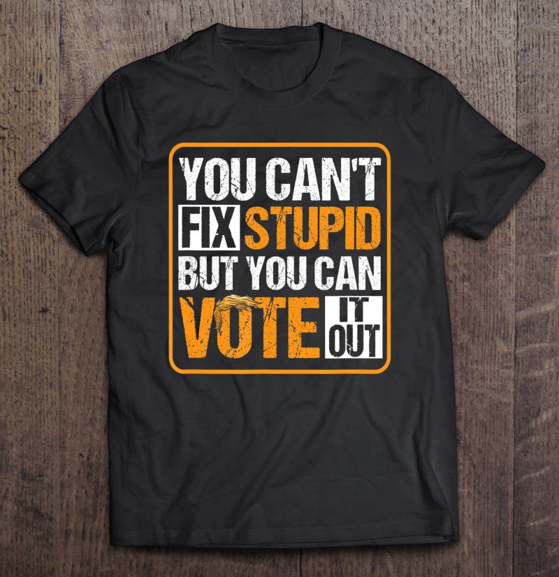 Tadostore You Cant Fix Stupid But You Can Vote It Out 2020 Election Tee Shirt