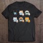 Tadostore Cat Face Mask, Cute Pet Cats Lovers Gift Quarantine Cat Tee Shirt