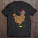 Tadostore Chicken Santa Hat Face Mask Christmas Quarantine Xmas Gift Tee Shirt