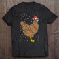 Tadostore Chicken Santa Hat Face Mask Christmas Quarantine Xmas Gift Tee Shirt