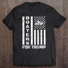 Tadostore Boaters For Trump 2020 Support Trump Boat Parade (Back) Tee Shirt