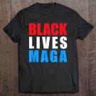 Tadostore Black Lives Maga - Black Conservative Republican Pro-Trump Tee Shirt