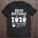Tadostore 62Nd Birthday Quarantined 2020 The Year When Funny Bday Tee Shirt