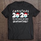Tadostore Christmas 2020 Quarantine Christmas Santa Face Wearing Mask Tee Shirt