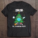 Tadostore Funny Quarantine Christmas 2020 Shirt, Christmas Tree Mask Tee Shirt