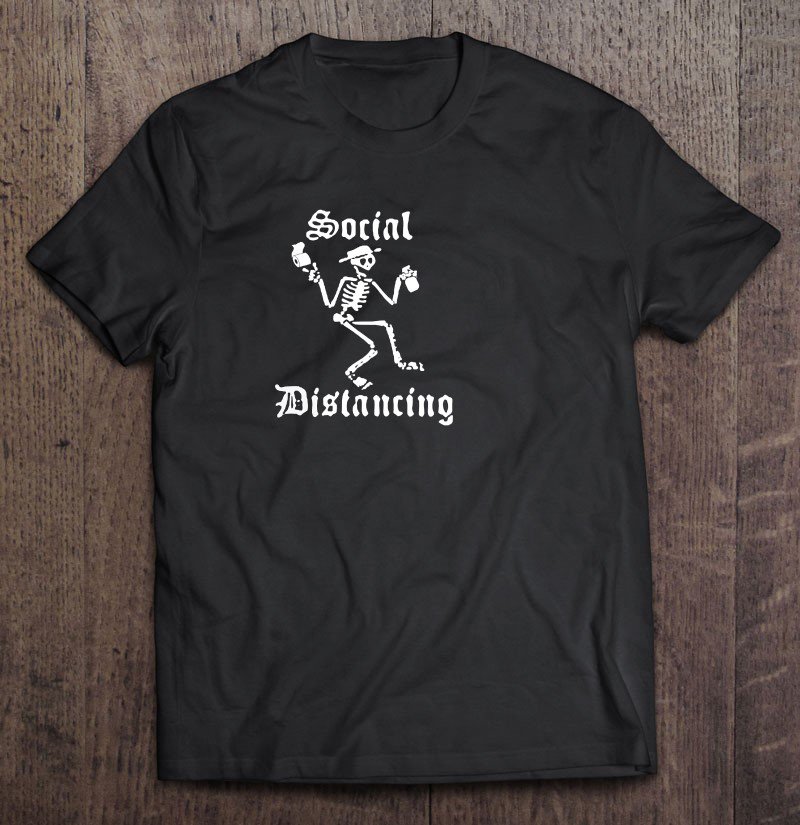 Tadostore Social Distancing Distortion Tee Shirt
