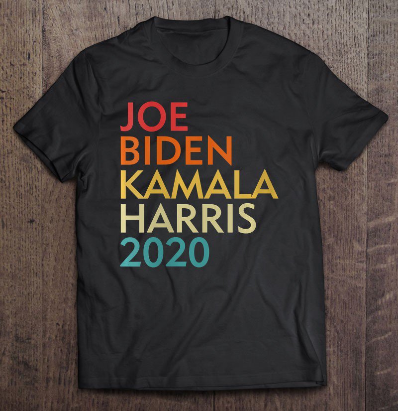 Tadostore Womens Joe Biden Kamala Harris 2020 Vintage Style Tee Shirt