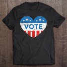 Tadostore Vote Heart D Pro Or Anti Trump Election Tee Shirt